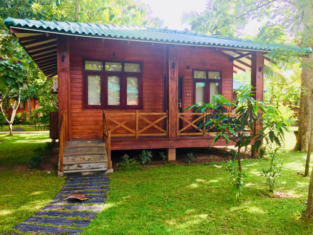 A photo of a private cottage house taken by the guest